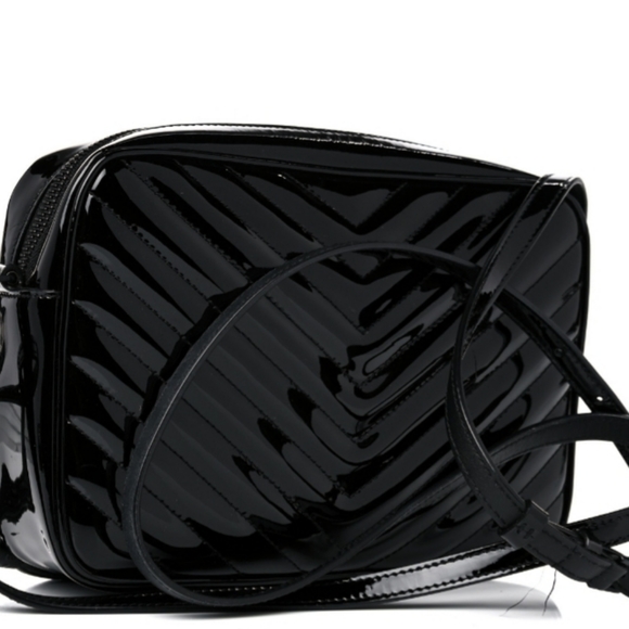 YSL Matelasse patent monogram lou Camara bag - Picture 3 of 5